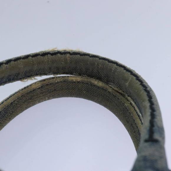 PRADA Canapa PM Hand Bag Denim Blue Auth yk13168 - Picture 8 of 16